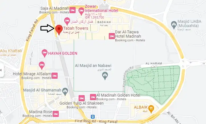 Maps Lokasi Tabah Towers