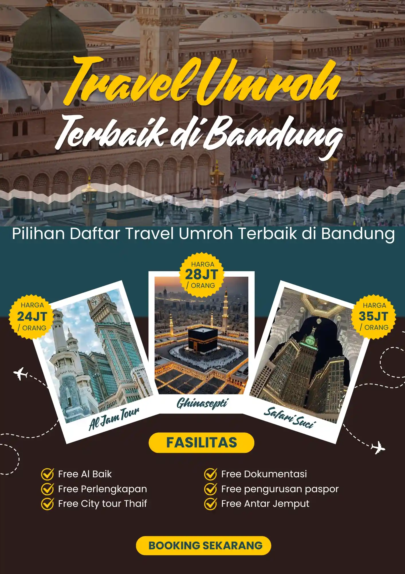 11 Daftar Travel Umroh Terbaik di Bandung Recomended & Berizin Resmi