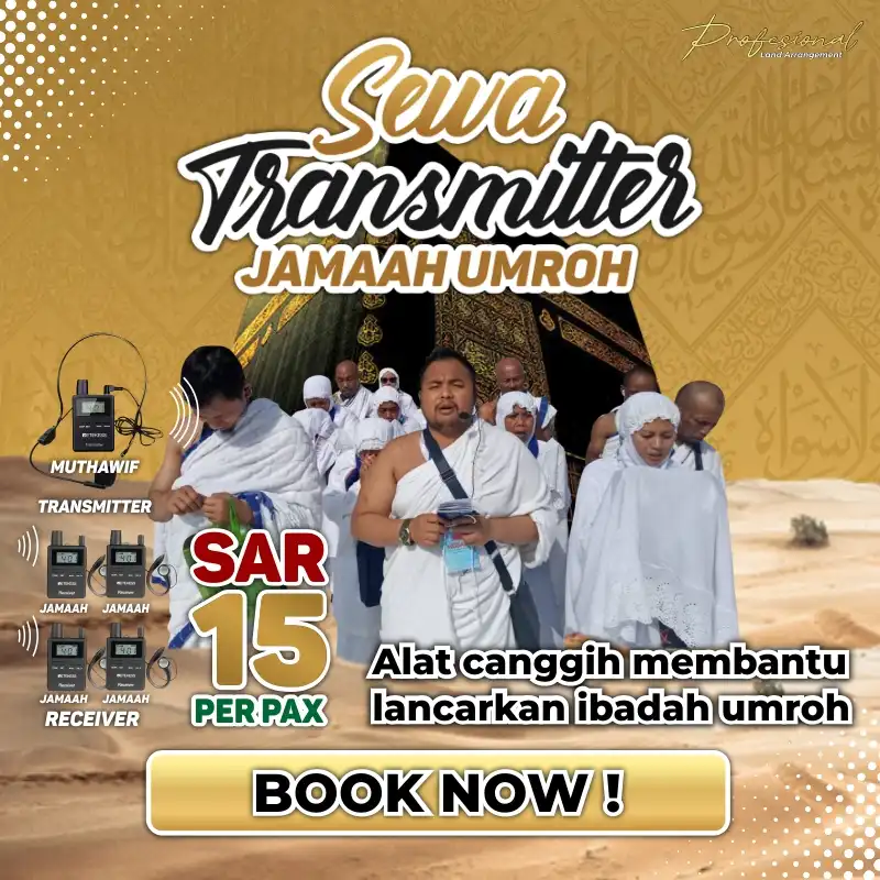 Sewa Audio Transmitter Murah Umroh